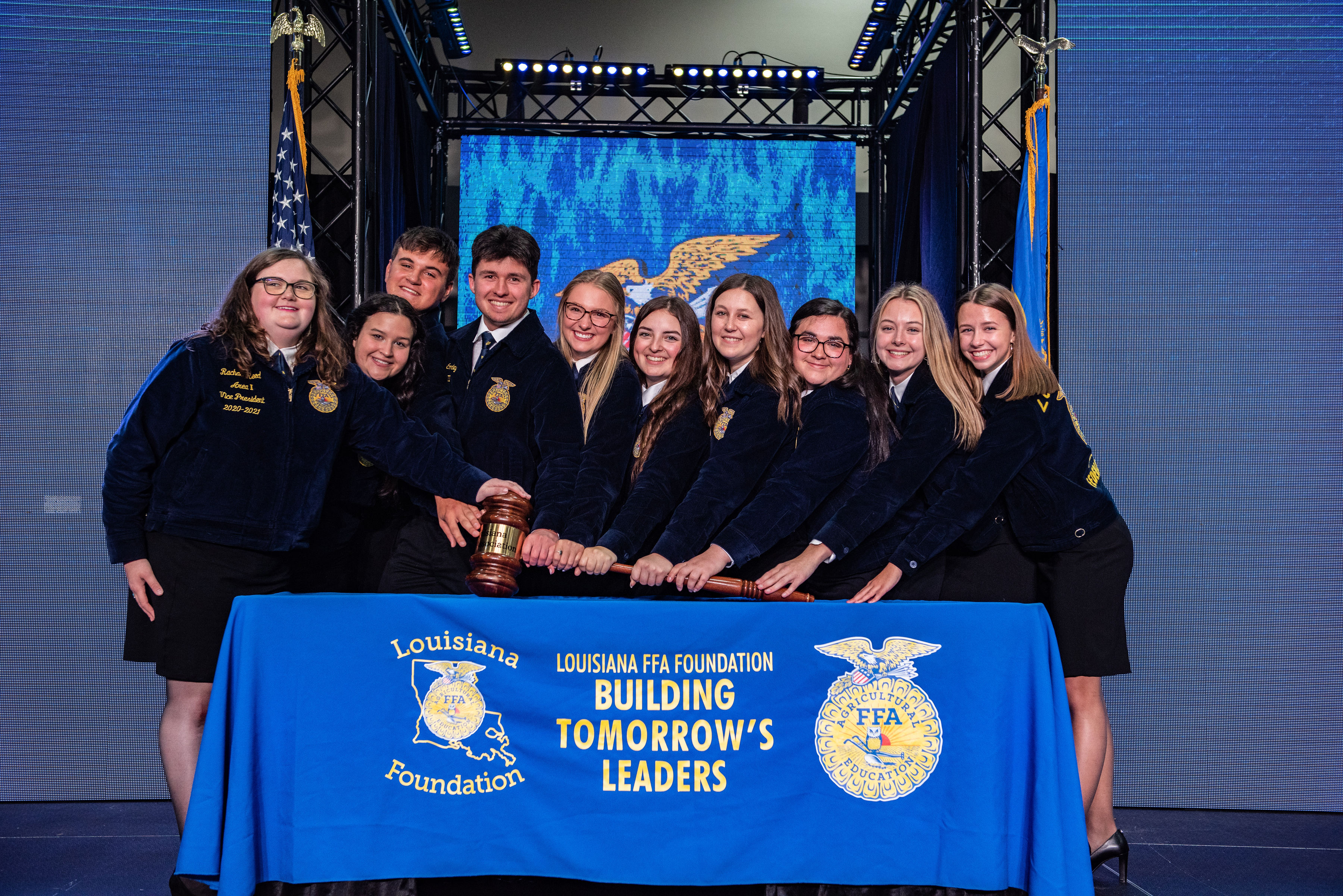 Louisiana FFA elects officer team, awards members at state convention 